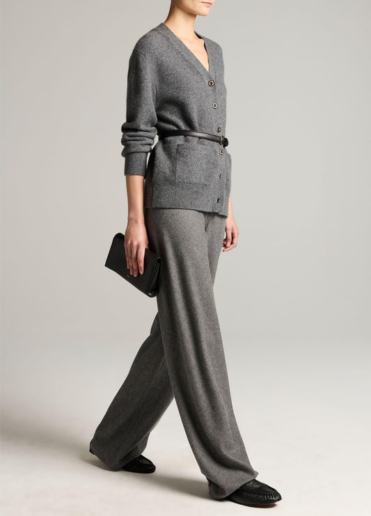 Colette High-Rise Italian Wool-Blend Flannel Bias Pant - US 2062