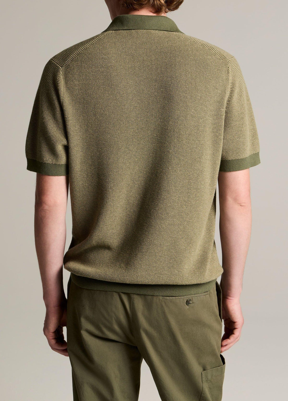 Colorblock Feed-Stripe Cotton-Cashmere Polo Sweater - US 6669