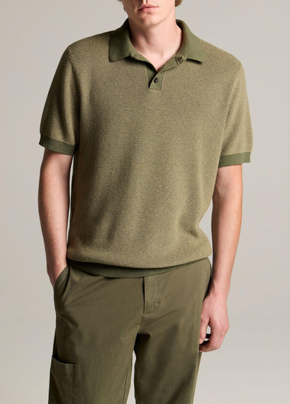 Colorblock Feed-Stripe Cotton-Cashmere Polo Sweater - US 6669