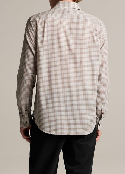 Condor Plaid Cotton Button-Front Shirt - US 7773