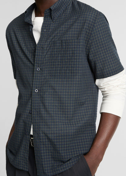 Cortland Plaid Cotton-Blend Button-Down Shirt - US 9171