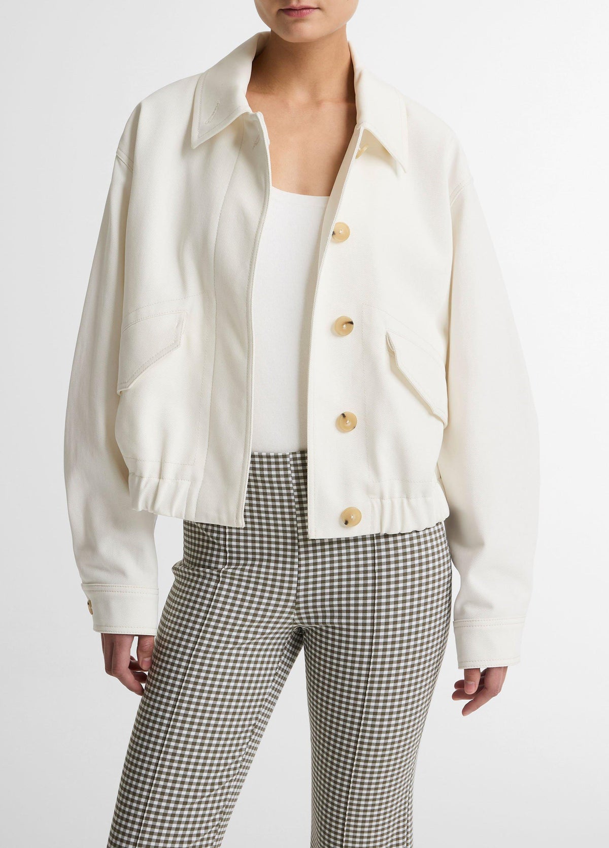 Cotton Bomber Jacket - US 6065