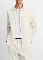 Cotton Chambray Button-Front Shirt - US 0955