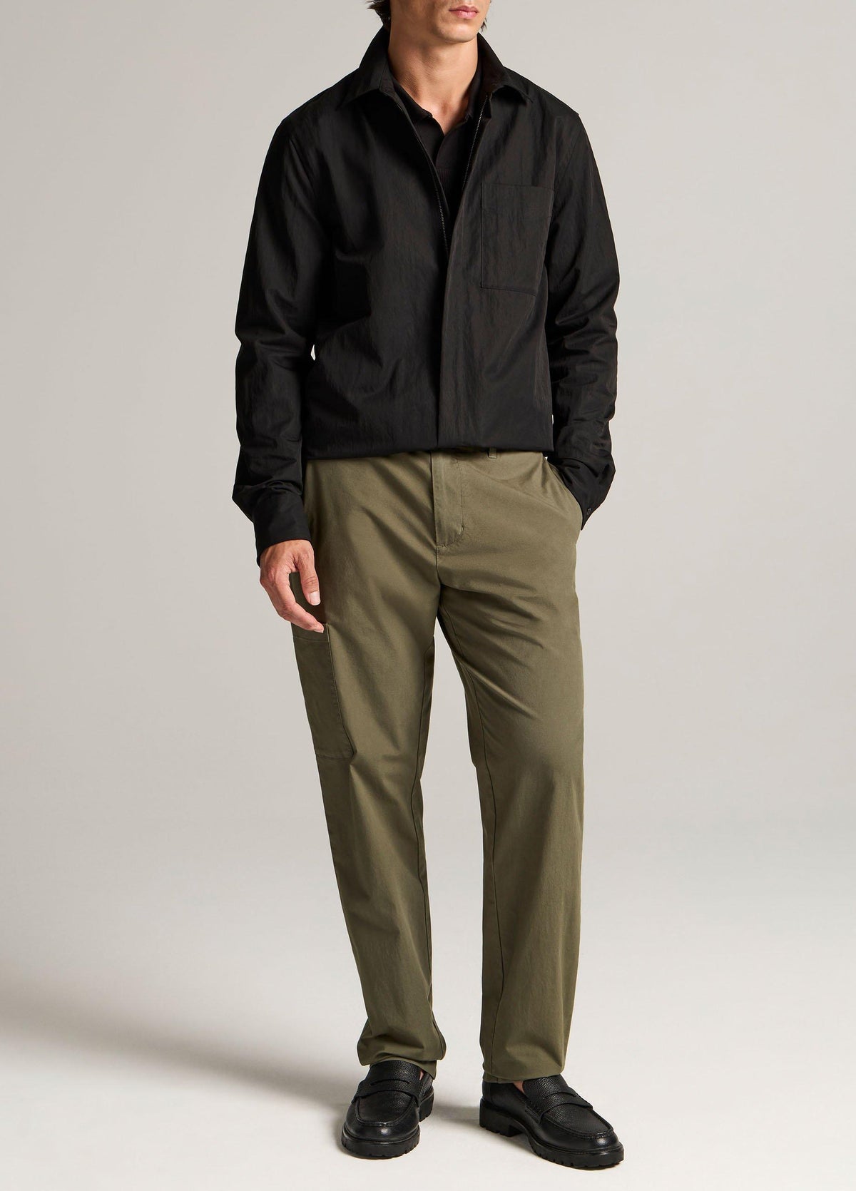 Cotton-Nylon Zip Shirt - US 2088