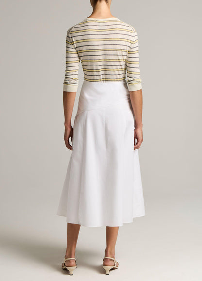 Cotton Scarf-Tie Skirt - US 7189