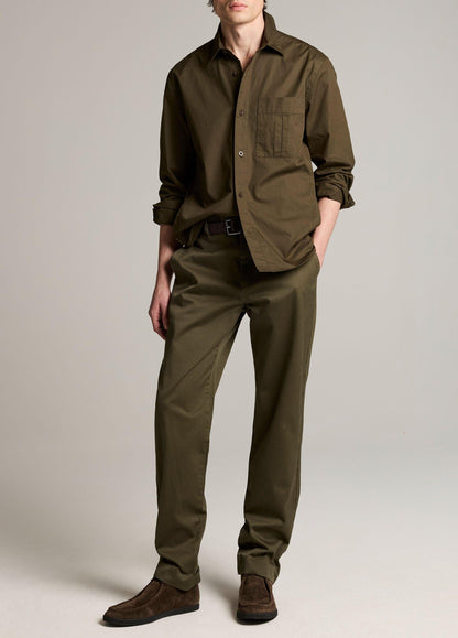 Cotton Split-Yoke Overshirt - US 8208