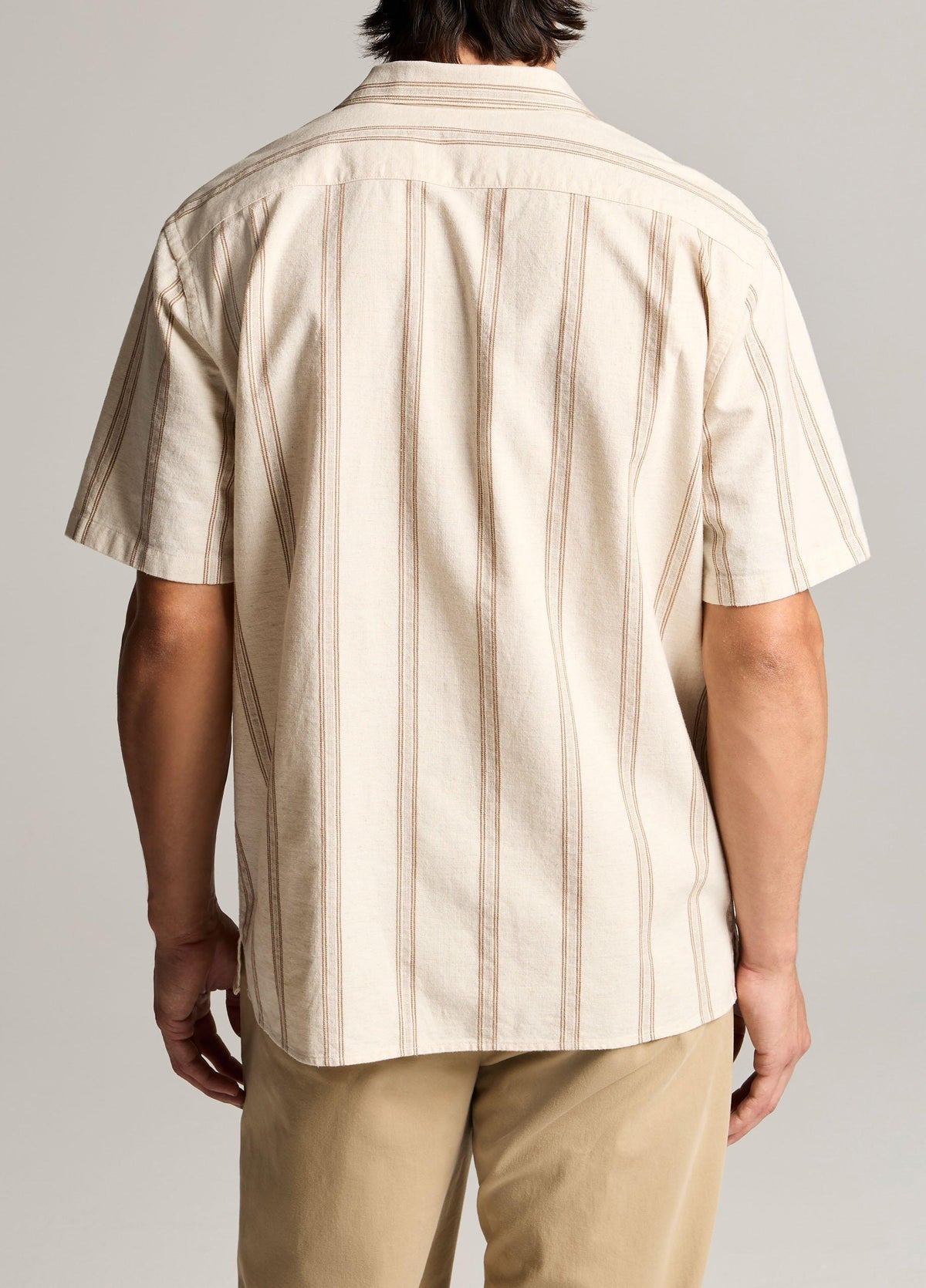 Cove Stripe Cotton-Hemp Cabana Shirt - US 3559