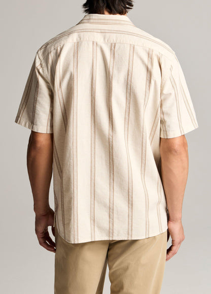 Cove Stripe Cotton-Hemp Cabana Shirt - US 3559