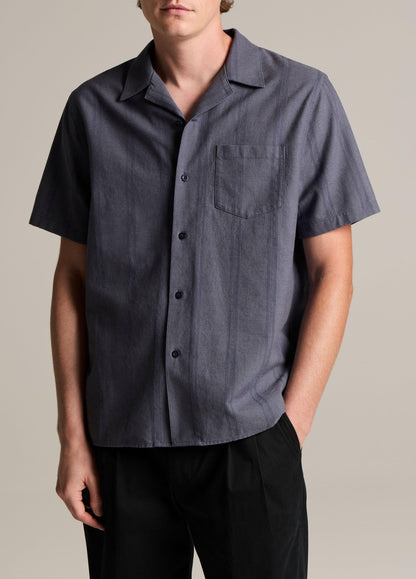 Cove Stripe Cotton-Hemp Cabana Shirt - US 3723