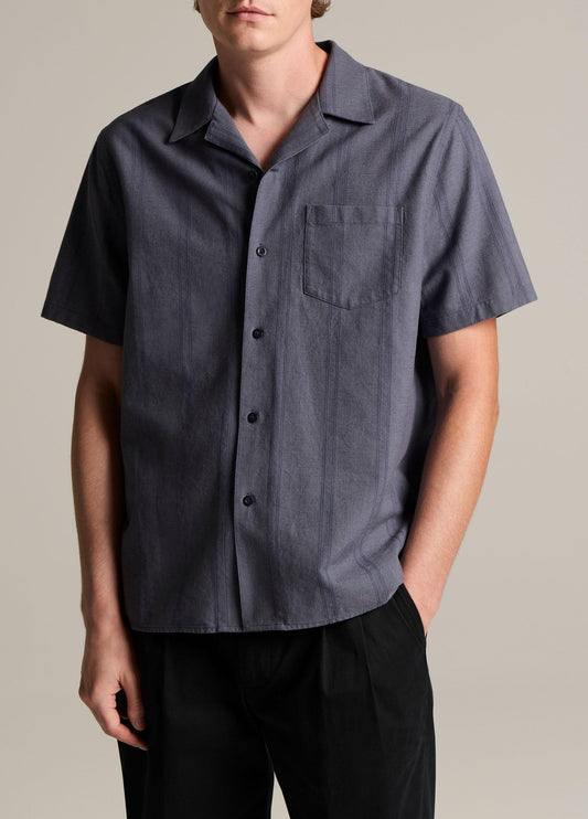 Cove Stripe Cotton-Hemp Cabana Shirt - US 3723