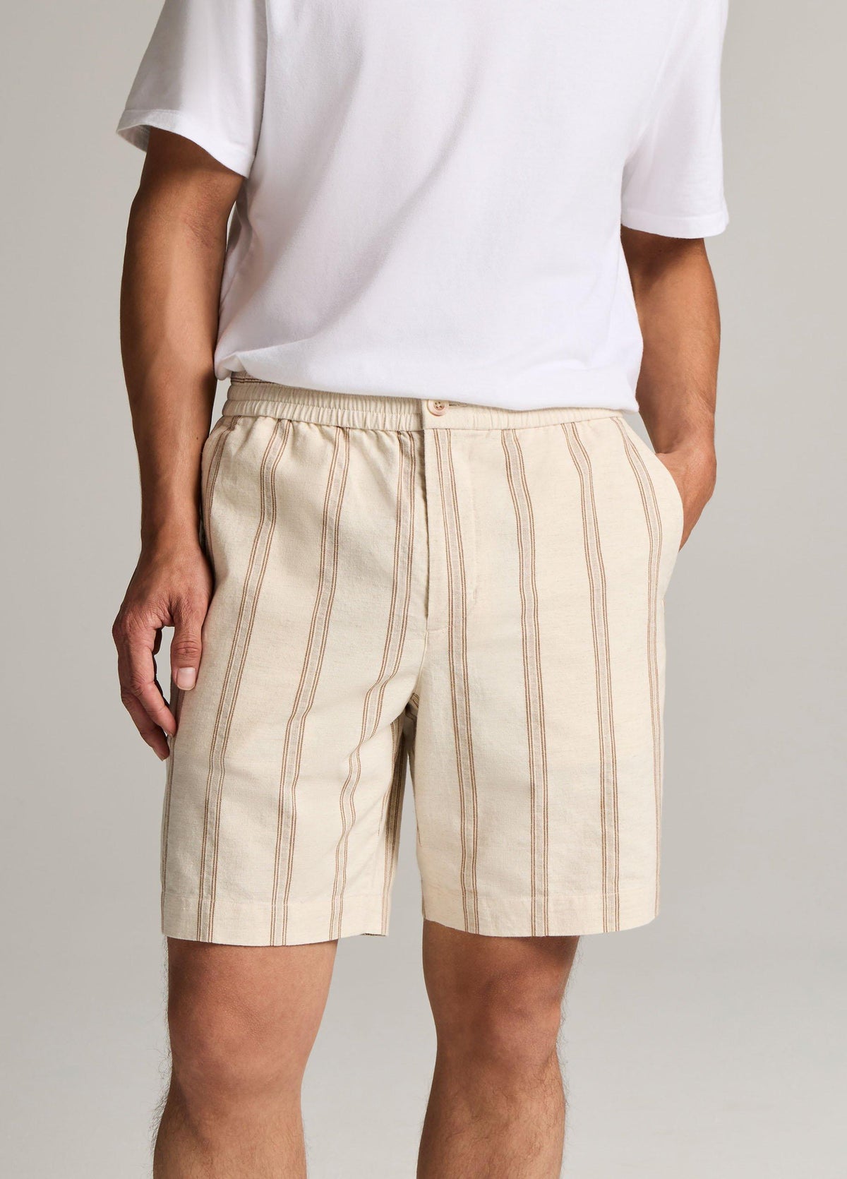 Cove Stripe Cotton-Hemp Short - US 0989