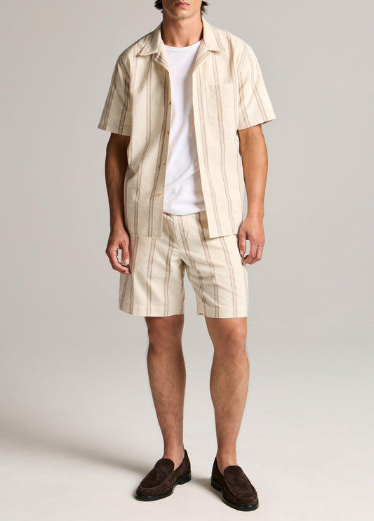 Cove Stripe Cotton-Hemp Short - US 0989