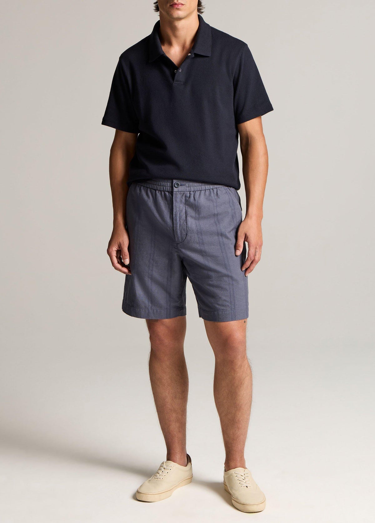 Cove Stripe Cotton-Hemp Short - US 0121