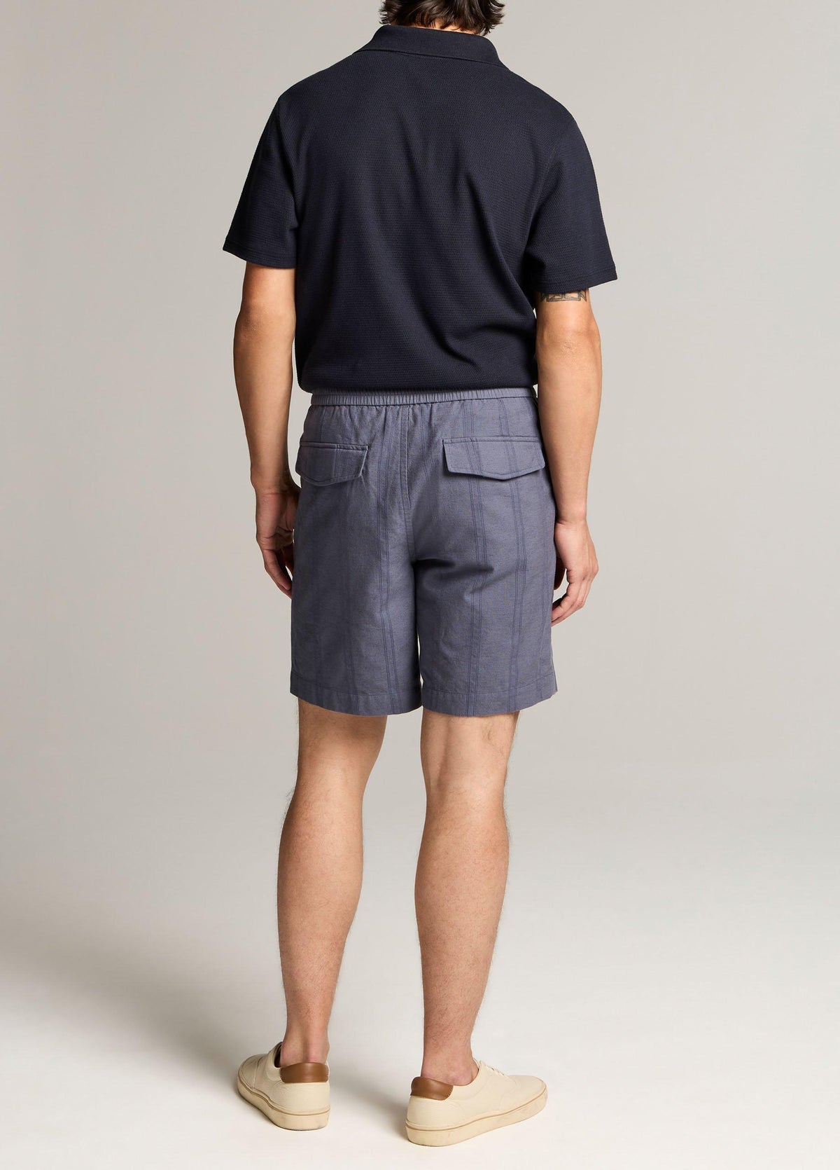 Cove Stripe Cotton-Hemp Short - US 0121