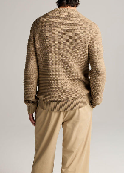 Crafted Texture Cotton-Cashmere Sweater - US 0770