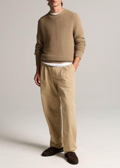 Crafted Texture Cotton-Cashmere Sweater - US 0770