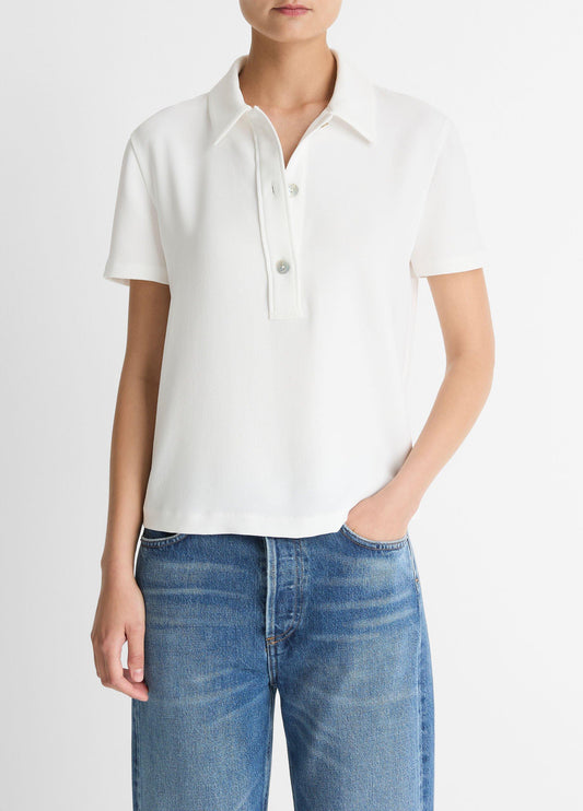 Crepe Polo Shirt - US 7502
