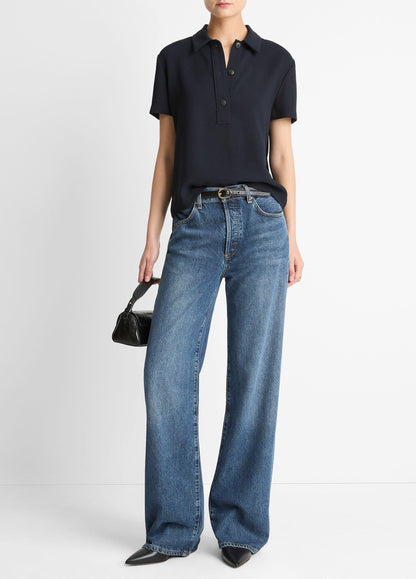 Crepe Polo Shirt - US 0456