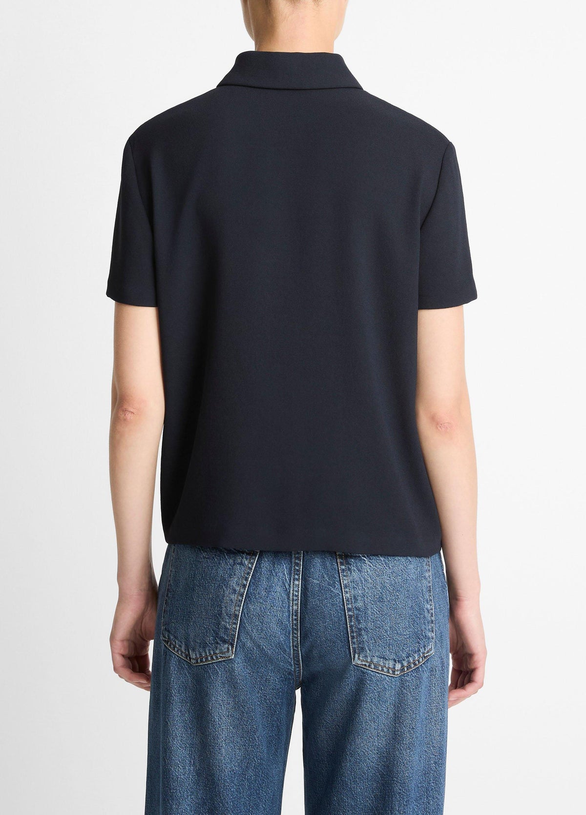 Crepe Polo Shirt - US 0456
