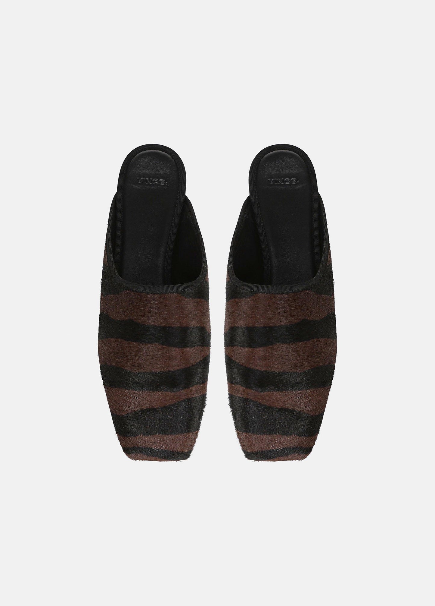 Dakota Animal-Print Calf Hair Mule - US 5181