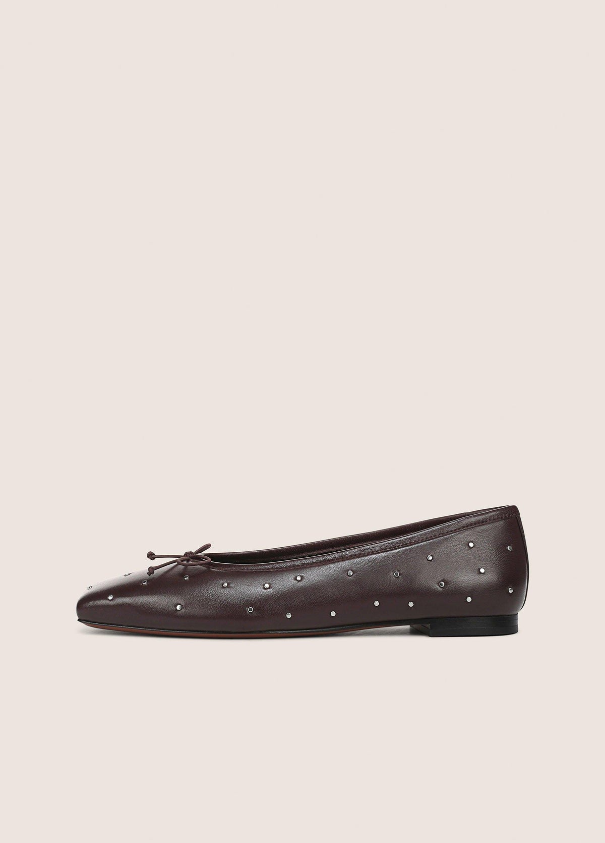 Darla Studded Leather Ballet Flat - US 8682