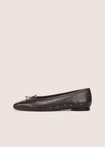 Darla Studded Leather Ballet Flat - US 8682