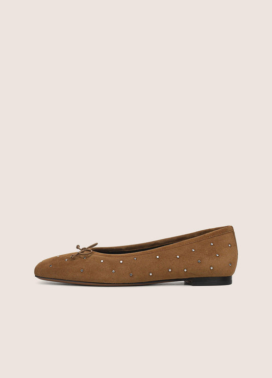 Darla Studded Suede Ballet Flat - US 2543