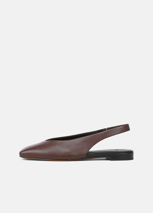 Darlina Leather Slingback Flat - US 7839