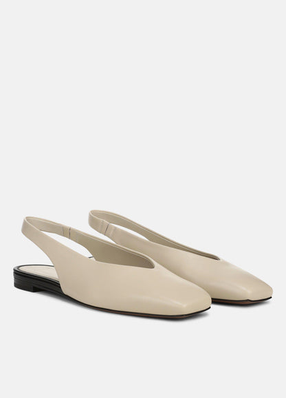 Darlina Leather Slingback Flat - US 1846