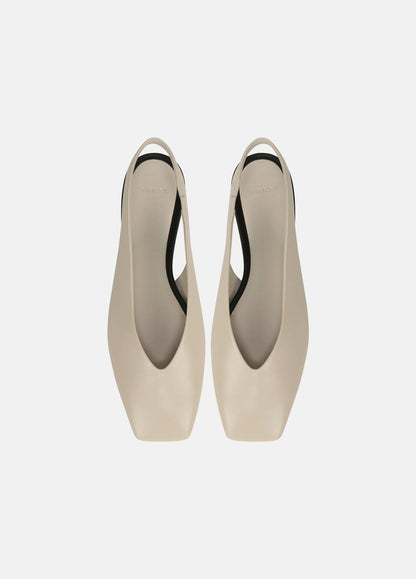 Darlina Leather Slingback Flat - US 1846