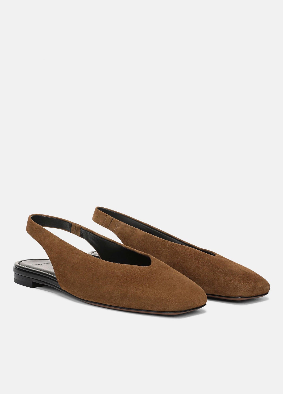 Darlina Suede Mule Slingback Flat - US 8406