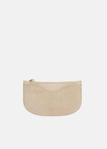 Demma Croc-Embossed Nubuck Leather Half-Moon Cardholder - US 0902