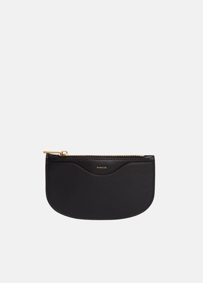 Demma Nappa Leather Half-Moon Cardholder - US 9189