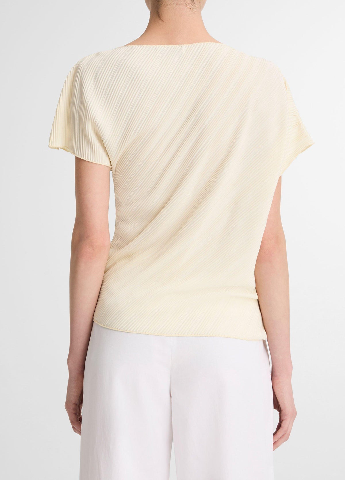 Diagonal Pleated Top - US 8184