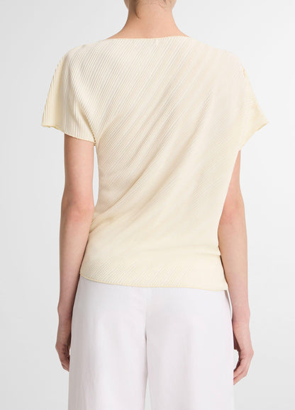 Diagonal Pleated Top - US 8184