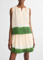 Dip-Dye Sleeveless A-Line Top - US 5037