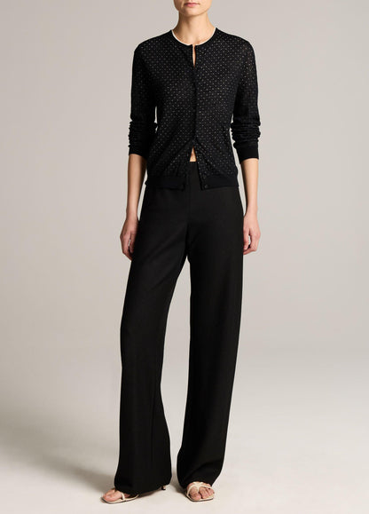 Dotted Wool-Blend Cardigan - US 1800