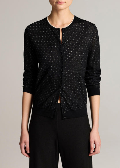 Dotted Wool-Blend Cardigan - US 1800