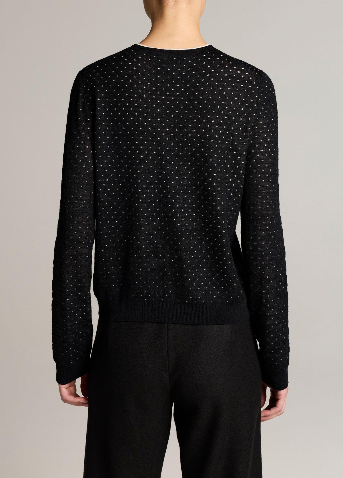 Dotted Wool-Blend Cardigan - US 1800