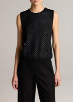 Dotted Wool-Blend Shell - US 6582