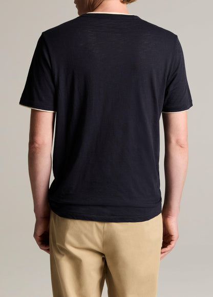 Double-Layer Pima Cotton T-Shirt - US 4842