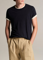 Double-Layer Pima Cotton T-Shirt - US 4842