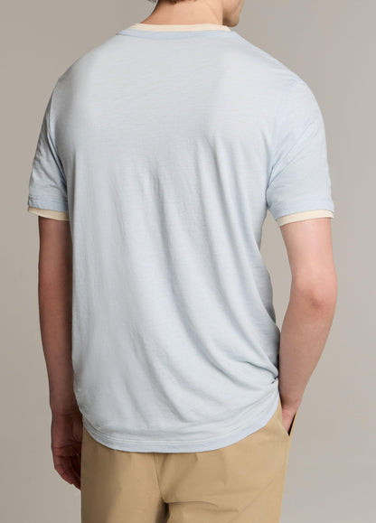 Double-Layer Pima Cotton T-Shirt - US 4123