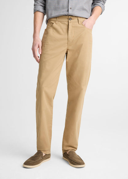 Dylan Slim 5-Pocket Cotton Sateen Pant - US 5666