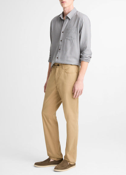 Dylan Slim 5-Pocket Cotton Sateen Pant - US 5666