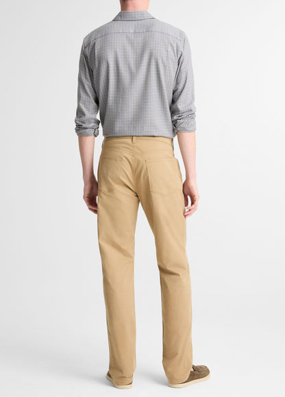 Dylan Slim 5-Pocket Cotton Sateen Pant - US 5666