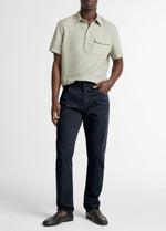 Dylan Slim 5-Pocket Cotton Sateen Pant - US 8165