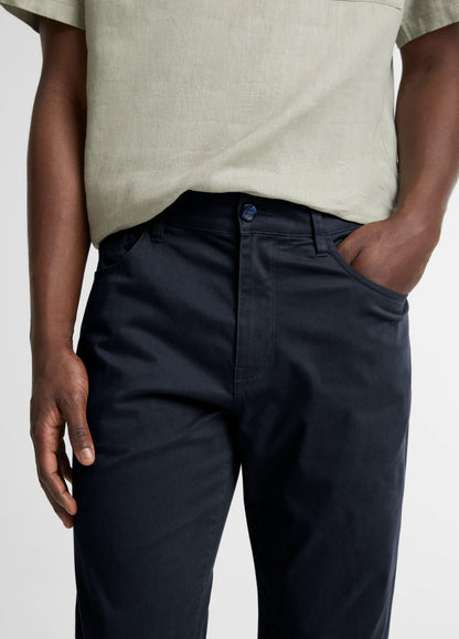 Dylan Slim 5-Pocket Cotton Sateen Pant - US 8165