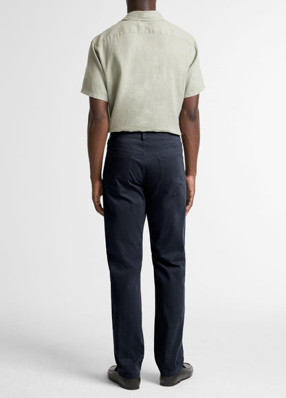 Dylan Slim 5-Pocket Cotton Sateen Pant - US 8165