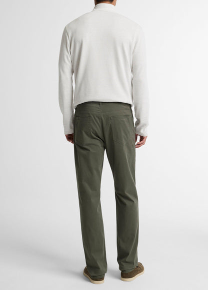 Dylan Slim 5-Pocket Cotton Sateen Pant - US 4545